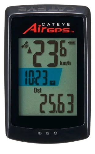 Kup online Licznik rowerowy AIR GPS CC-GPS100 czarny z czujnikiem kadencji CDC-30