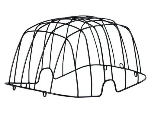 Osłona do kosza dla zwierząt BASIL BUDDY SPACE FRAME, mocowanie na paski, czarna (NEW) Nowy