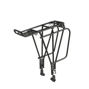 Bagażnik rowerowy RC-26 26"-28", montowany na zacisku piasty, czarny Wysoka jakość