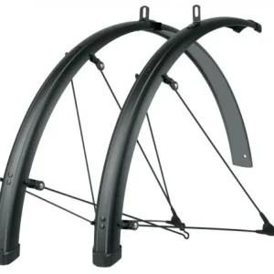 Sprawdź teraz Błotniki BLUEMELS STRIPES 28", 65 mm czarne