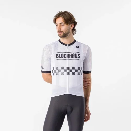 Bestseller Koszulka kolarska #Giro109 Blockhaus, white/black, rozmiar XXL