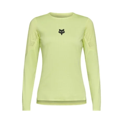 Oferta czasowa KOSZULKA ROWEROWA Z DŁUGIM RĘKAWEM DAMSKA FOX FLEXAIR LIME S