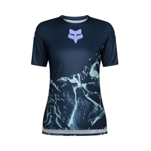 KOSZULKA ROWEROWA DAMSKA FOX RANGER IMG PRINT ARCTIC BLUE M Rabat