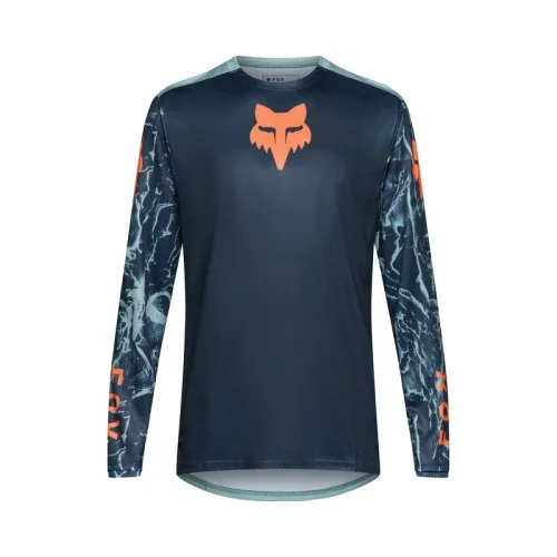 Zniżka KOSZULKA ROWEROWA Z DŁUGIM RĘKAWEM FOX RANGER IMG PRINT ARCTIC BLUE S