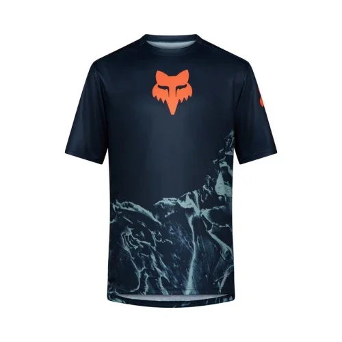 Oferta KOSZULKA ROWEROWA JUNIOR FOX RANGER IMG PRINT ARCTIC BLUE YS