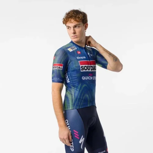 Koszulka kolarska Competizione 4, Team Soudal Quick Step, blue/electric lime, rozmiar XXL Nowość