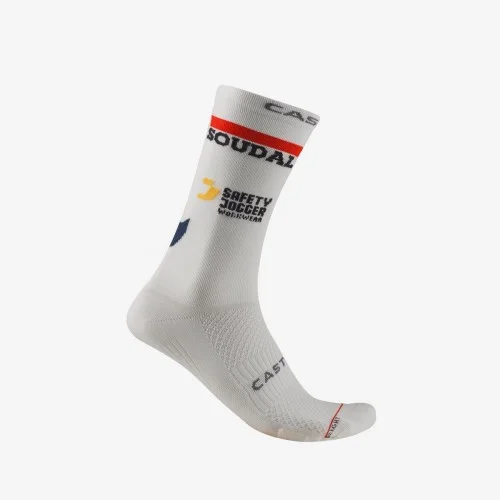 Kup online Skarpetki kolarskie Rosso Corsa Pro 18 Soudal Quick Step, białe, rozmiar S/M