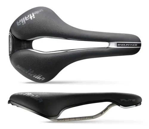 Ograniczona ilość Siodło SELLE ITALIA FLITE BOOST ENDURANCE TI316 SUPERFLOW L (id match L3), TI 316 Rail, Fibra-Tek, 232g