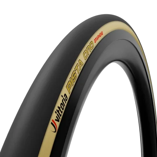 Opona Pista Oro 700x25C, czarno-beżowa, TLR Szybka wysyłka