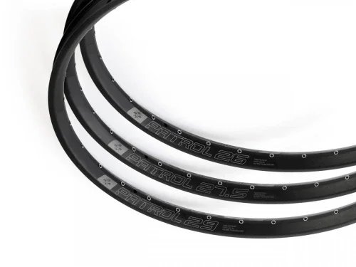 Obręcz Patrol v.2 27.5", 32 otwory, tubeless ready, spawana, matowa czarna anodowana Hit sprzedaży