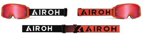 Zniżka GOGLE AIROH BLAST XR1 ORANGE MATT- SZYBA RED MIRRORED (1 SZYBA W ZESTAWIE)