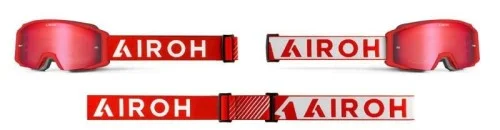 GOGLE AIROH BLAST XR1 RED MATT- SZYBA BLUE MIRRORED (1 SZYBA W ZESTAWIE) Popularny