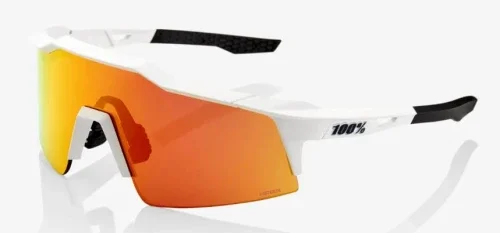 Najlepsza cena Okulary 100% SPEEDCRAFT SL Soft Tact Off White - HiPER Red Multilayer Mirror Lens (Szkła Czerwone Lustrzane Wielowarstwowe LT 21% + Szkła Przeżroczyst