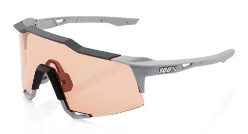 Najlepsza cena Okulary 100% SPEEDCRAFT Soft Tact Stone Grey - HiPER Coral Lens (Szkła Koralowe LT 52% + Szkła Przeżroczyste LT 93%) (NEW 2021)