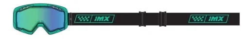 GOGLE IMX ENDURANCE RACE TURQUOISE MATT/ BLACK - SZYBA IRIDIUM GREEN + CLEAR (2 SZYBY W ZESTAWIE) Zniżka