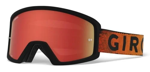 Szybka dostawa Gogle GIRO TAZZ MTB black red hypnotic (Szyba kolorowa AMBER SCARLET trail + Szyba Przeżroczysta 99% S0) (DWZ)