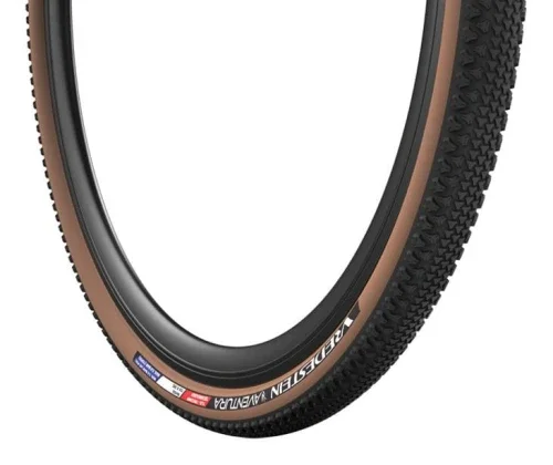 Promocja Opona gravel VREDESTEIN Aventura, 700x38C (38-622), Zwijana, TPI120, 450g, TLR, Czarna-Transparenta (NEW)