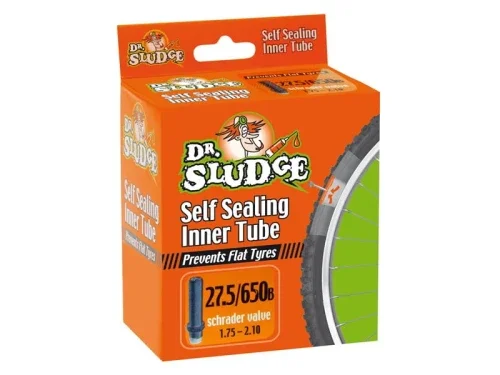 Dodaj do koszyka Dętka z płynem antyprzebiciowym WELDTITE Self Sealing Inner Tube 27.5"/650B x 2.00 - 2.50 Schrader