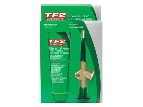 Smar WELDTITE TF2 All Purpose Bike Grease with Teflon™125ml & Grease Gun, Zestaw z pistoletem (NEW) Ostatnia szansa