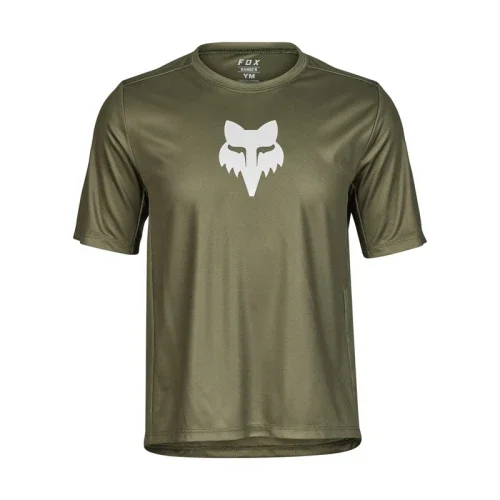 KOSZULKA ROWEROWA JUNIOR FOX RANGER OLIVE GREEN YM Ostatnia szansa