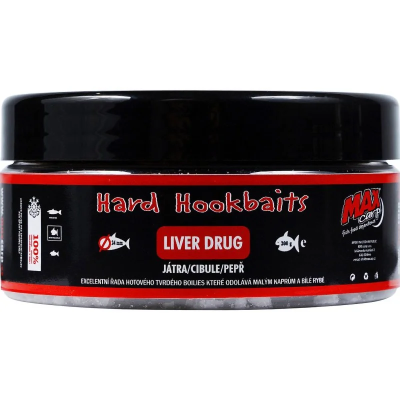 Szybka wysyłka Kulki Haczykowe Max Carp HardHook Liver Drug 30mm 300g