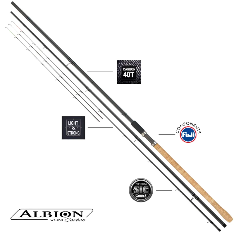 Ostatnie sztuki Wędka Albion Feeder 360/150