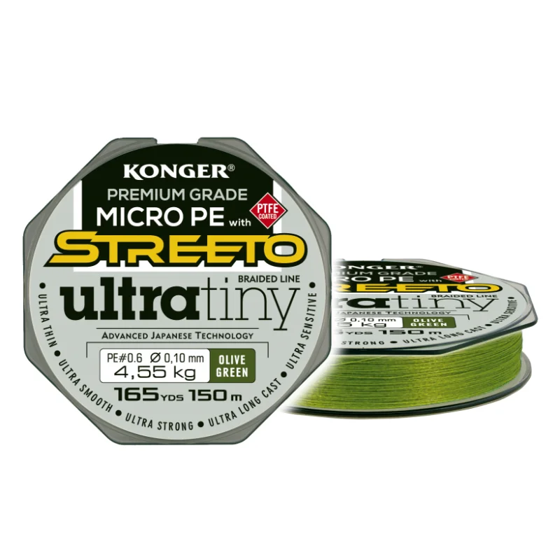 Szybka dostawa Plecionka Streeto Ultra Tiny Olive Green 0,06/150m