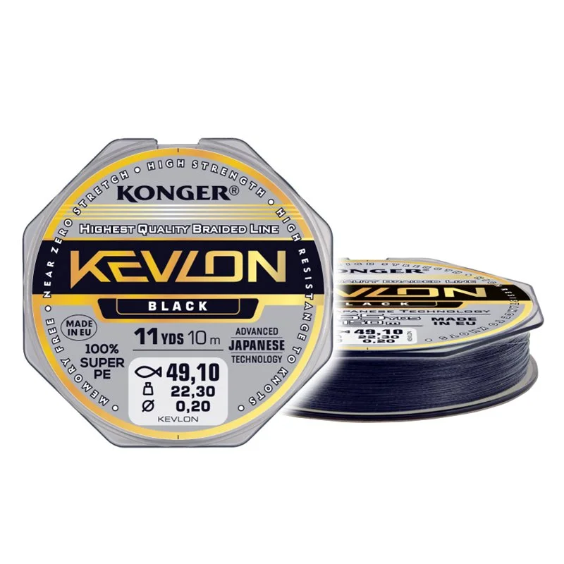 Plecionka Kevlon Black X4 0,20/10m Oferta limitowana