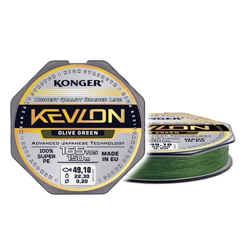 Plecionka Kevlon Olive Green X4 0,10/150m Bestseller