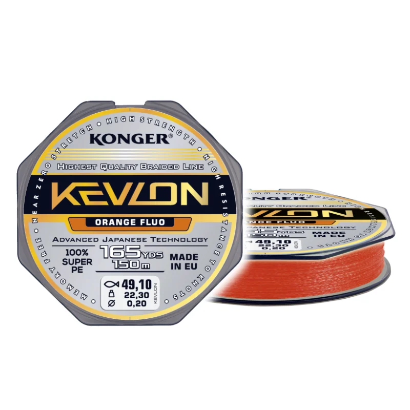 Oferta czasowa Plecionka Kevlon Orange Fluo X4 0,14/150m