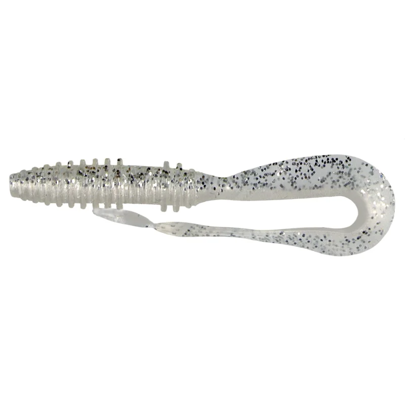 Big Tail Twist 6cm Glitter silver Darmowy zwrot