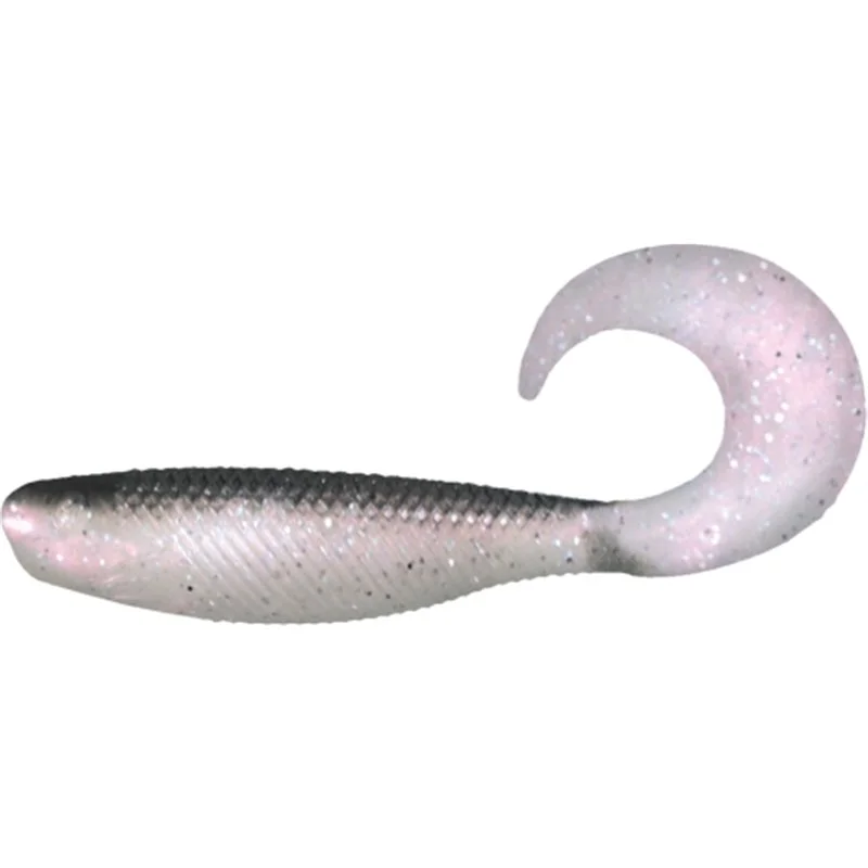 Oferta limitowana Shad Grub 6,4cm Black pearl glitter