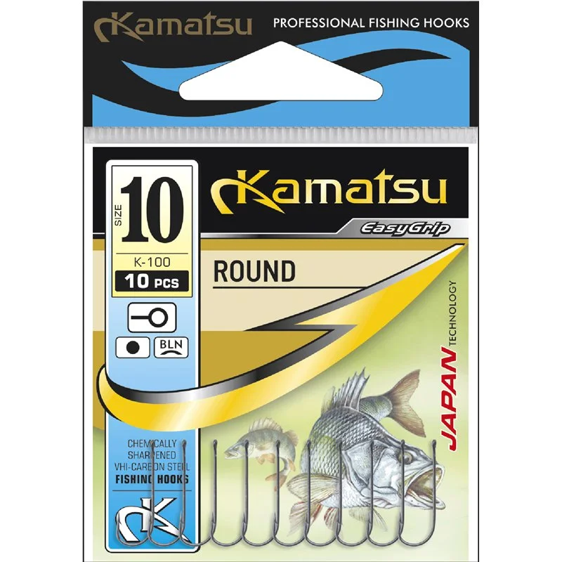 Haczyki Kamatsu Round 4 Czarny Nikiel Oczko Ograniczona ilość