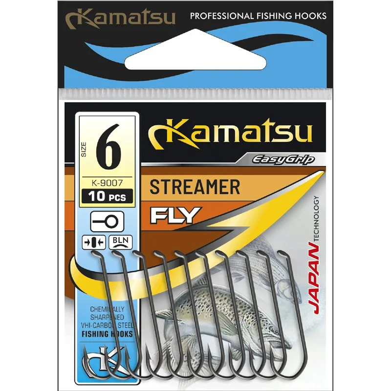 Haczyki Kamatsu Streamer 16 Brązowy Oczko Obniżka ceny