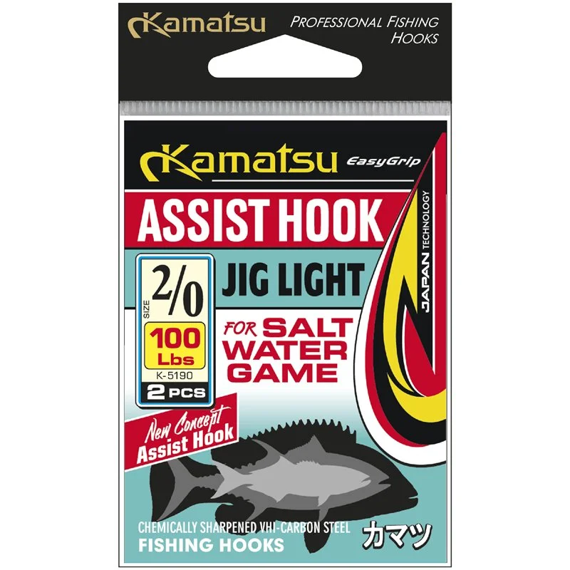 Haczyki Kamatsu Assist Hook Jig Light 4/0 100lbs Kup teraz