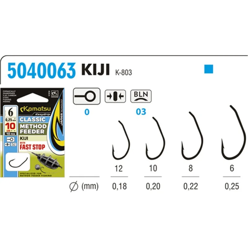 Hit sprzedaży Przypony Kamatsu Method Feeder Classic Kiji 6 Fast Stop