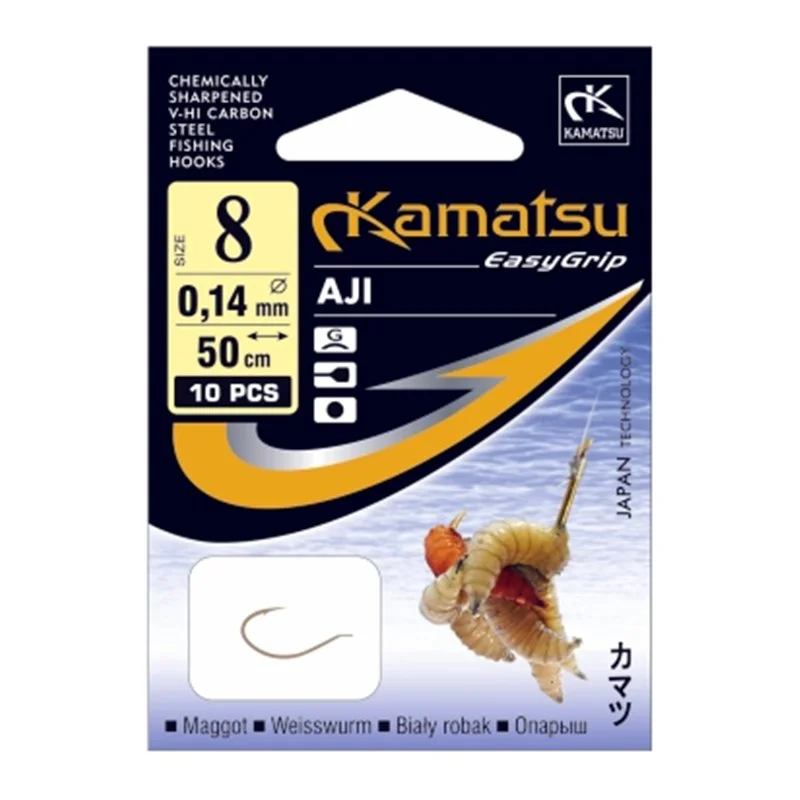 Przypony Kamatsu 50cm Maggot Aji 10 Kup teraz