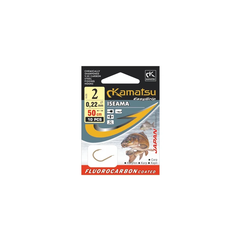 Przypony Kamatsu FC 50cm Karp Iseama 10 Bezpieczna płatność