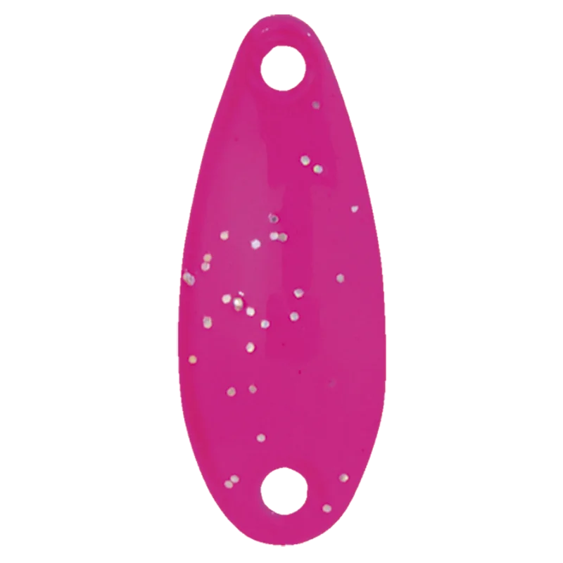 Trout Spoon Glitter Fluo Pink & Silver Rabat