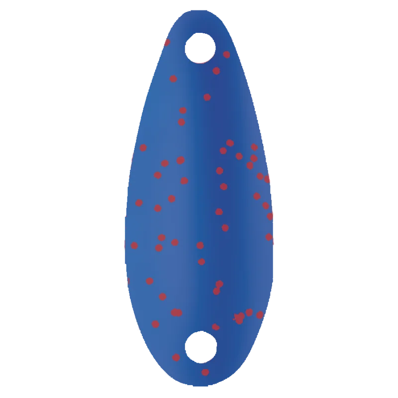 Wyjątkowa oferta Trout Spoon Red Glitter Shiny Blue & Silver