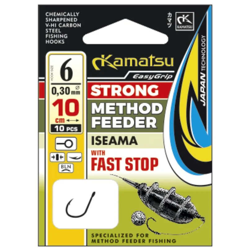 Przypony Kamatsu Method Feeder Strong Iseama 8 Fast Stop Premium