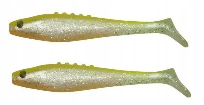 Ripper DRAGON Lunatic PEARL/YELLOW silver glitter 12,5 cm 2szt. Bezpieczna płatność