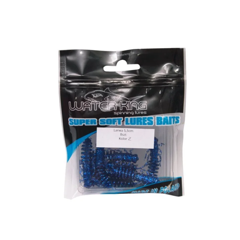 Taniej WATER KING ROBAK TR -6,5cm -KOLOR nr 02-op.8szt