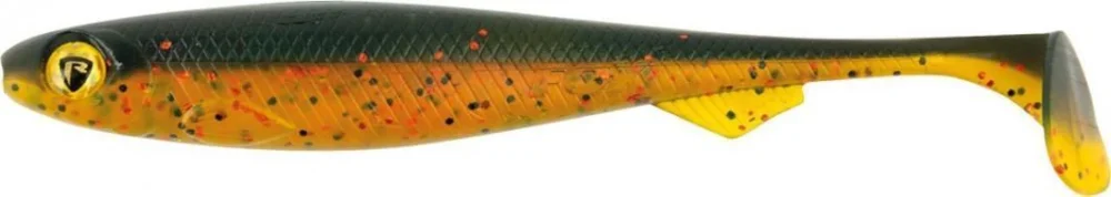 Nowy FOX Rage Slick Shad 13cm 14g Ultra UV Dark Oil