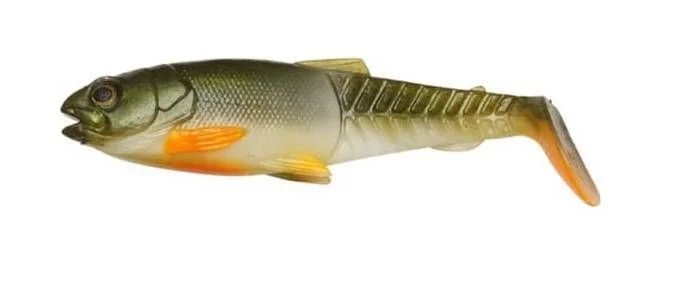 Cena promocyjna Guma Savage Gear Craft Cannibal 10.5cm 12g - Olive Pearl Hot Orange
