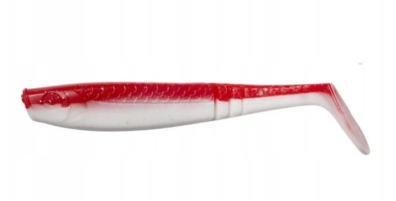 Nowy SHAD PADDLETAIL BULK 6.5CM RED/WHITE