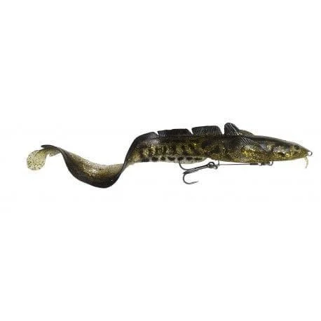Zniżka Przynęta Gumowa Savage Gear 3D Burbot Shallow SS 25cm/70g, Gold Burbot UV