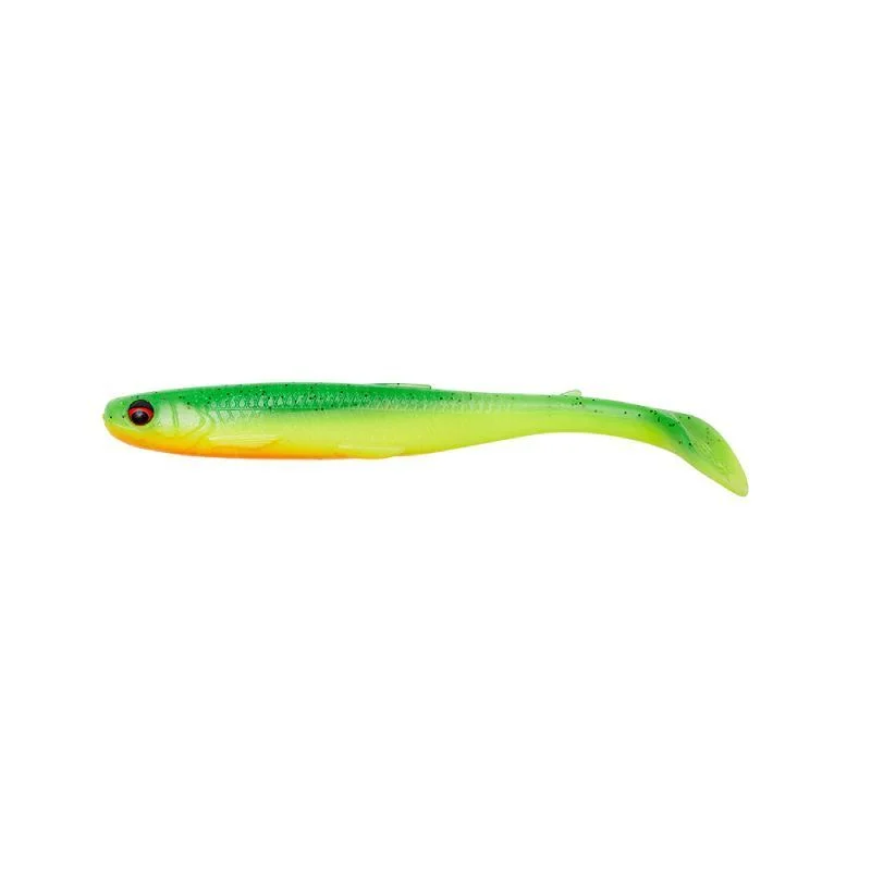 Hit cenowy Guma Savage Gear SLENDER SCOOP SHAD 15CM - GREEN YELLOW