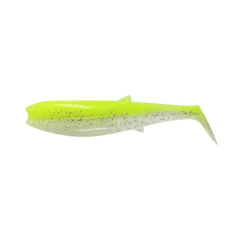 Guma Savage Gear Cannibal Shad 12.5cm / 20g FLOU YELLOW GLOW Hit sprzedaży