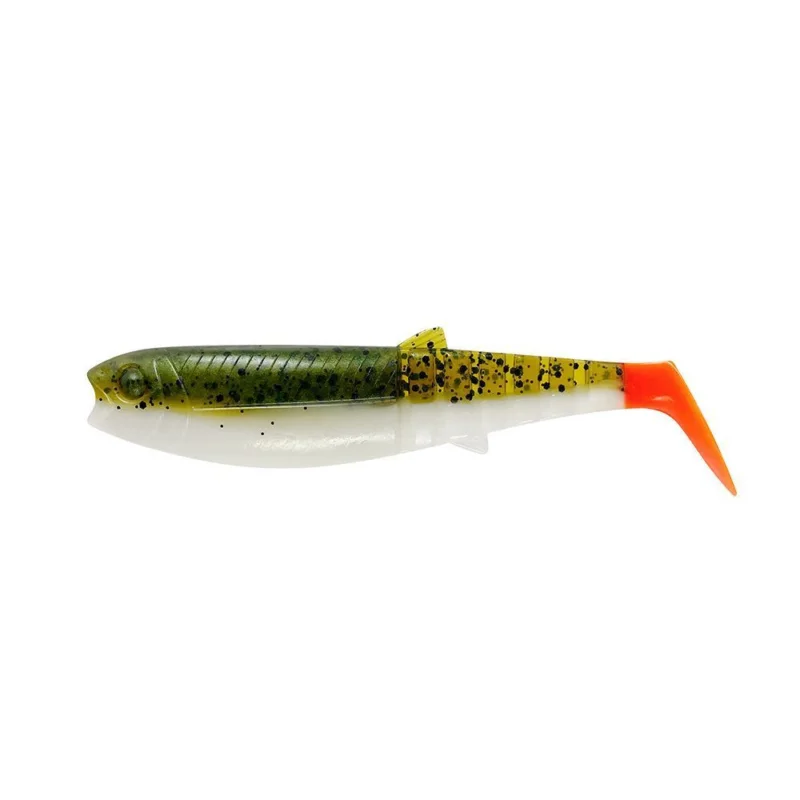 Guma Savage Gear Cannibal Shad 6.8cm / 3g OLIVE HOT ORANGE Zniżka